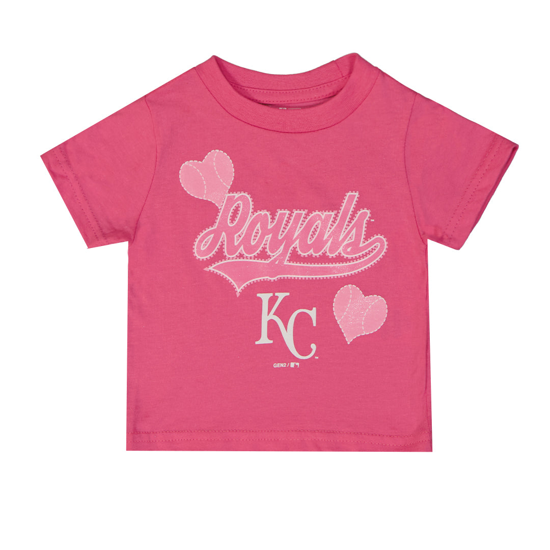 MLB Girls Infant Kansas City Royals T Shirt K31NPK 21 SVP Sports