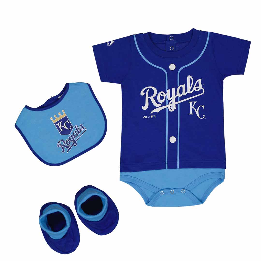 Royals Baseball / Baby and Toddler Complete Set Outfit / 