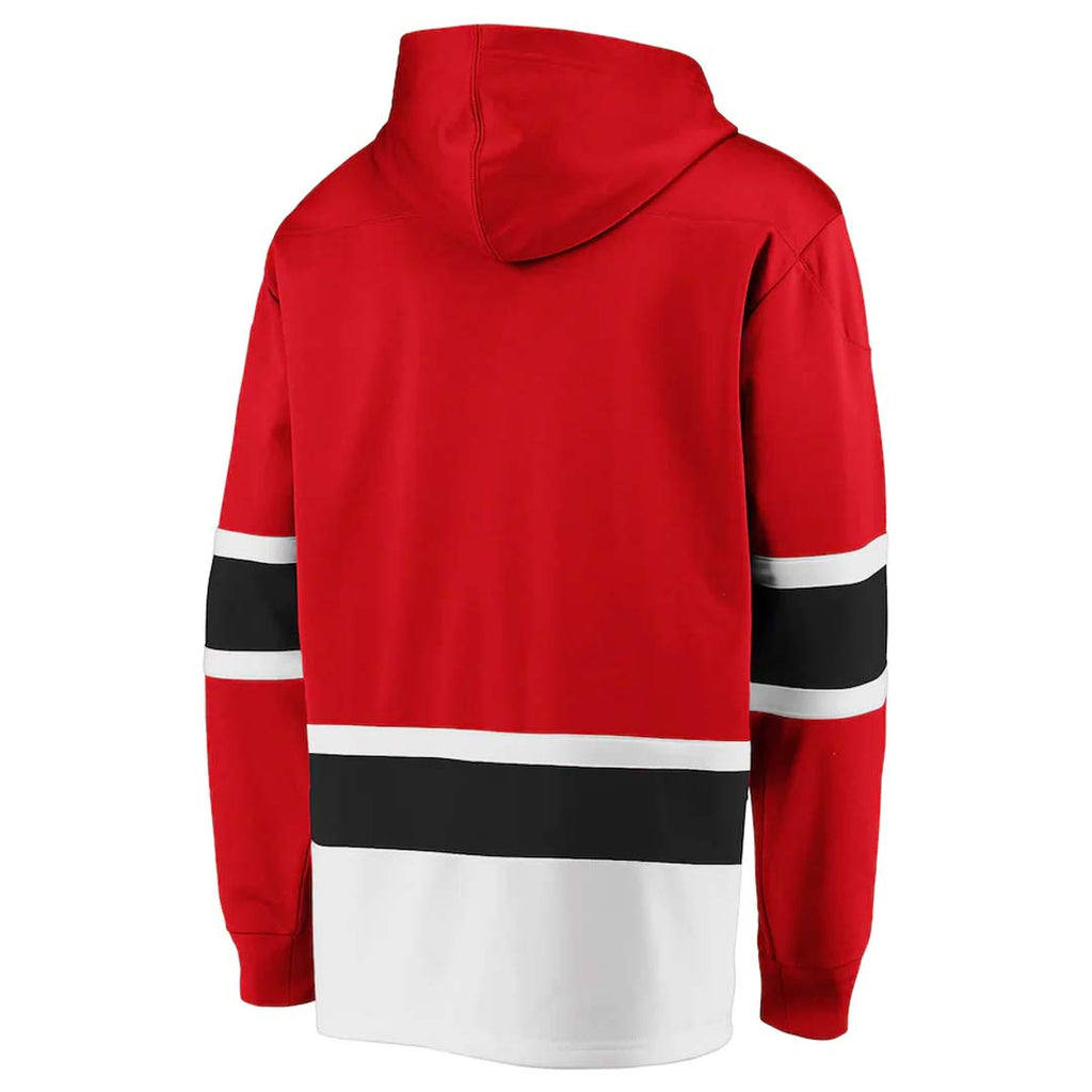 Fanatics - Chandail à capuchon à lacets pour homme Hockey Canada (3Z10 1204 HOC F2D)