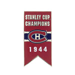 NHL - Montreal Canadiens 1944 Stanley Cup Banner Pin Sticky Back (CDNSCC44S)