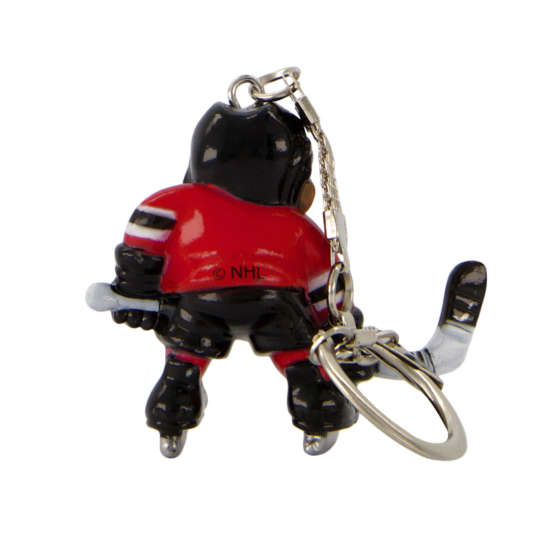 Hockey hot sale player keychain