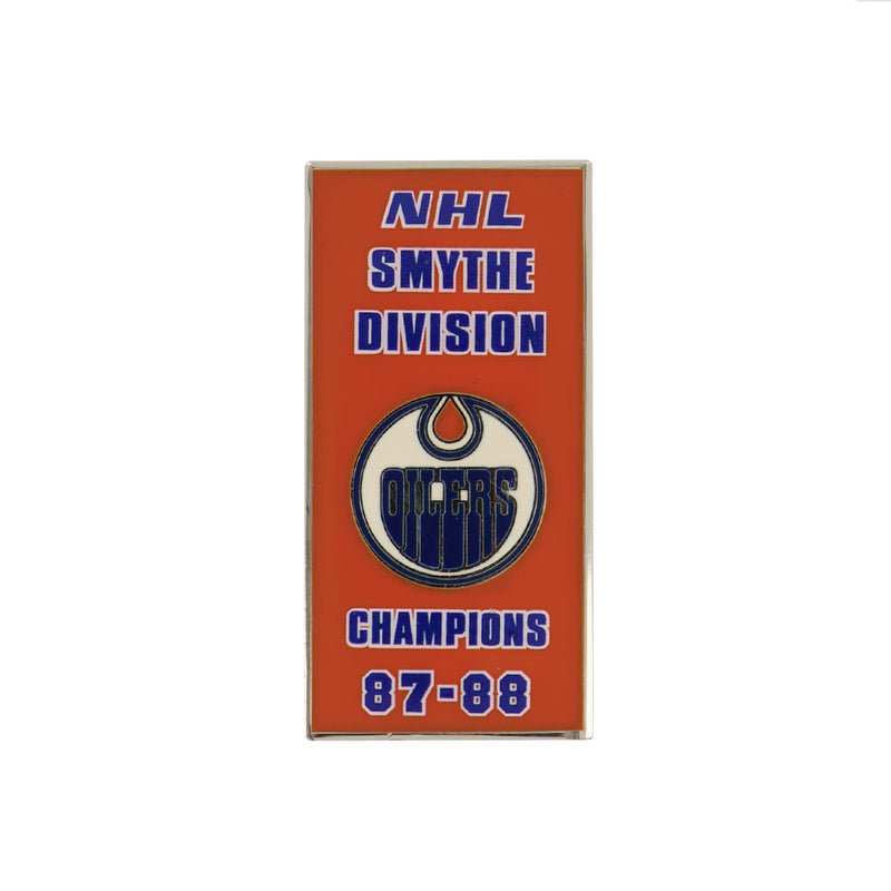 NHL - Edmonton Oilers 1988 Smythe Division Banner Pin (OILSMY88)