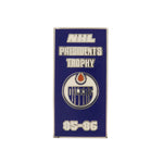 NHL - Edmonton Oilers Presidents Trophy 1986 Épinglette (OILPRES86)