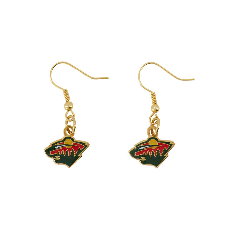 NHL - Boucles d'oreilles sauvages du Minnesota (WILEAR)