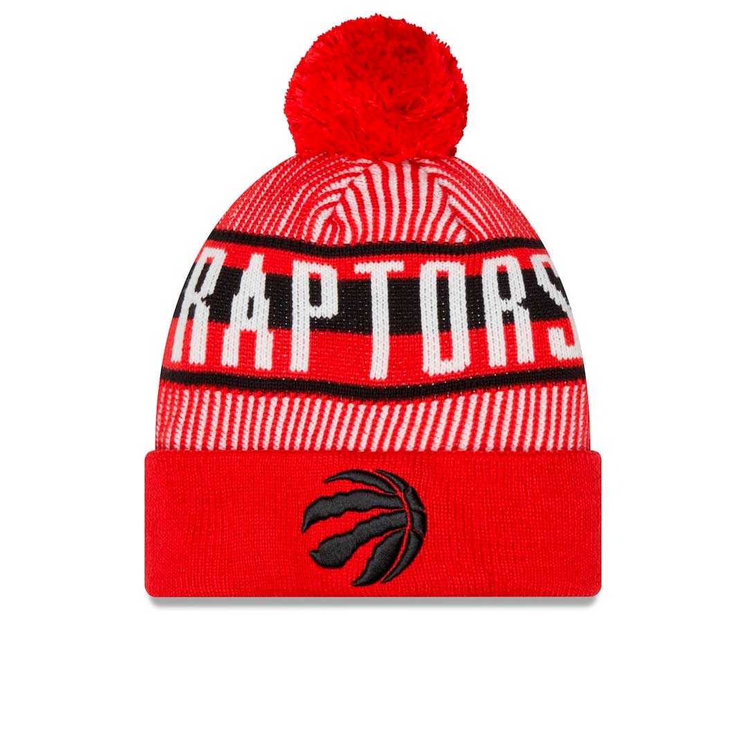 New Era Toronto Raptors Striped Knit Hat 60266841 SVP Sports