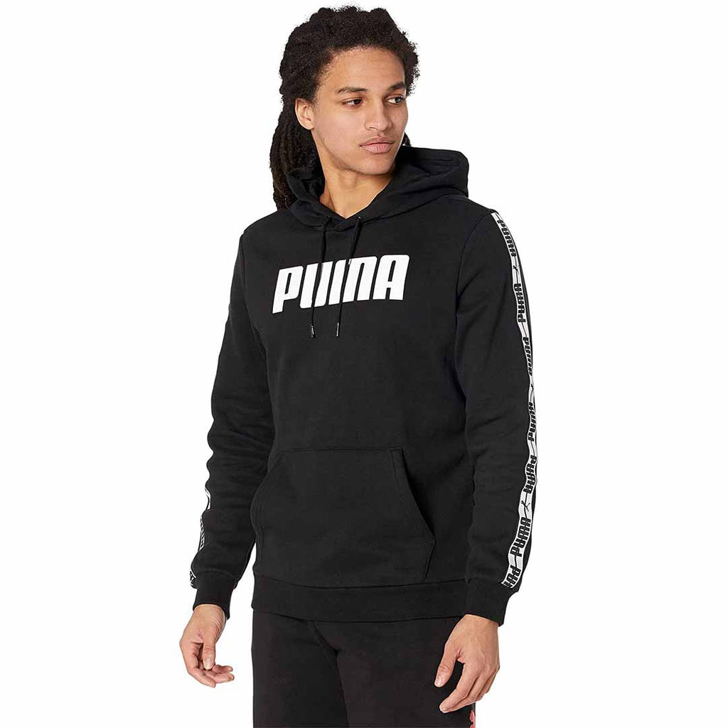 Puma - Sweat à capuche avec bande pour homme (845717 01)