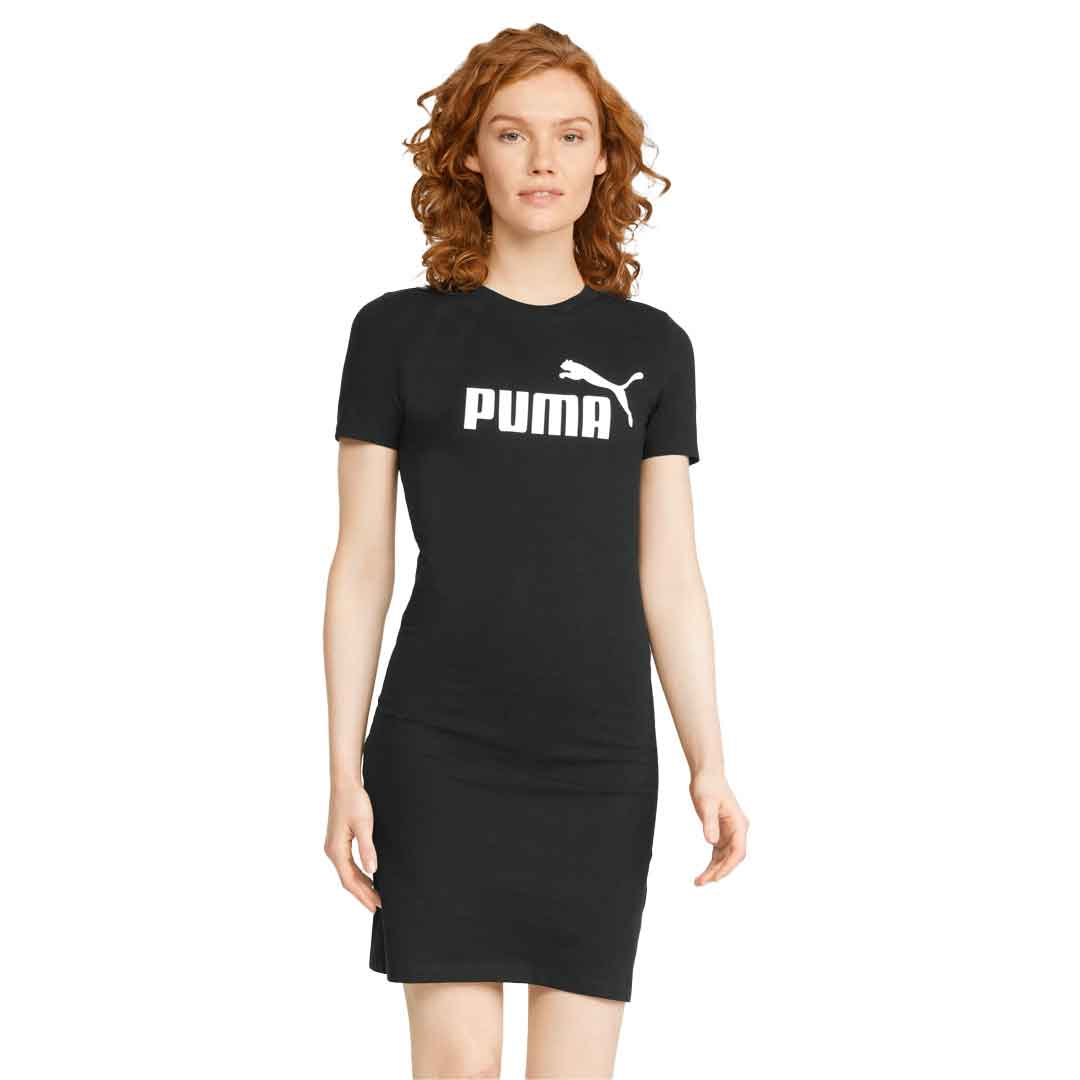 Puma Women s Essentials Slim Tee Dress 848349 01 SVP Sports