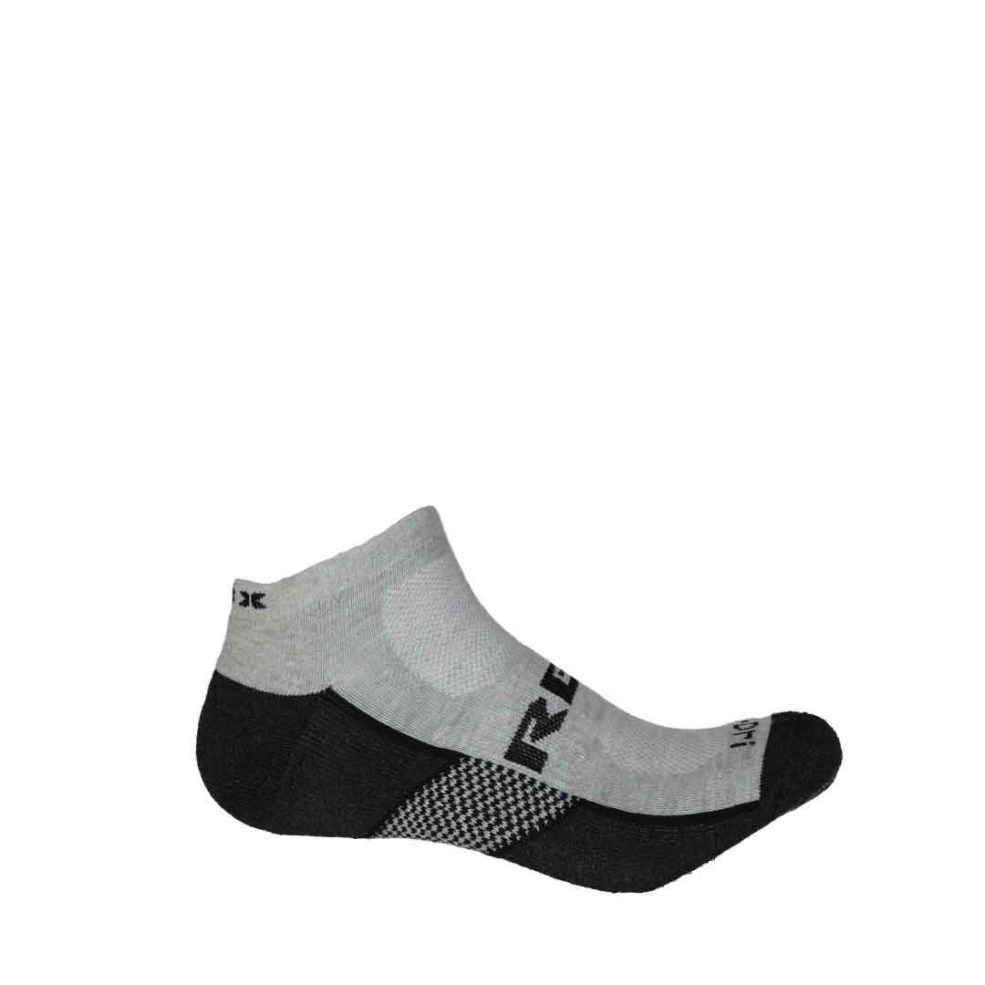 Athletic Works Men's Compression Flat Knit Low Cut Sock, 6 Pack