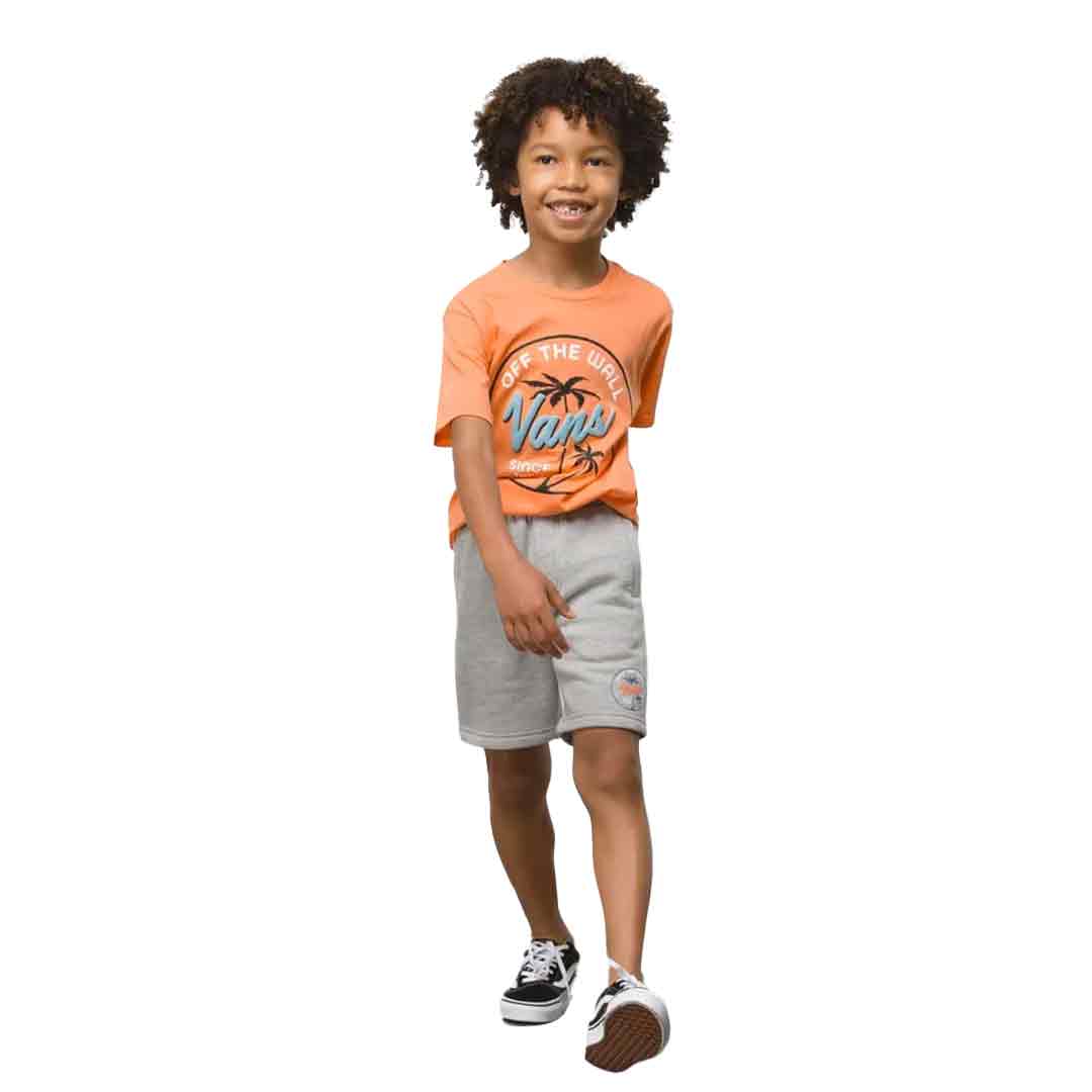 Vans Kids Mini Dual Palm Fleece II Shorts 5KP402F SVP Sports