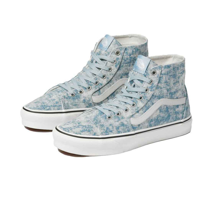 Vans - Unisex Denim Destroy Sk8 Hi Tapered Shoes (4U169FM)