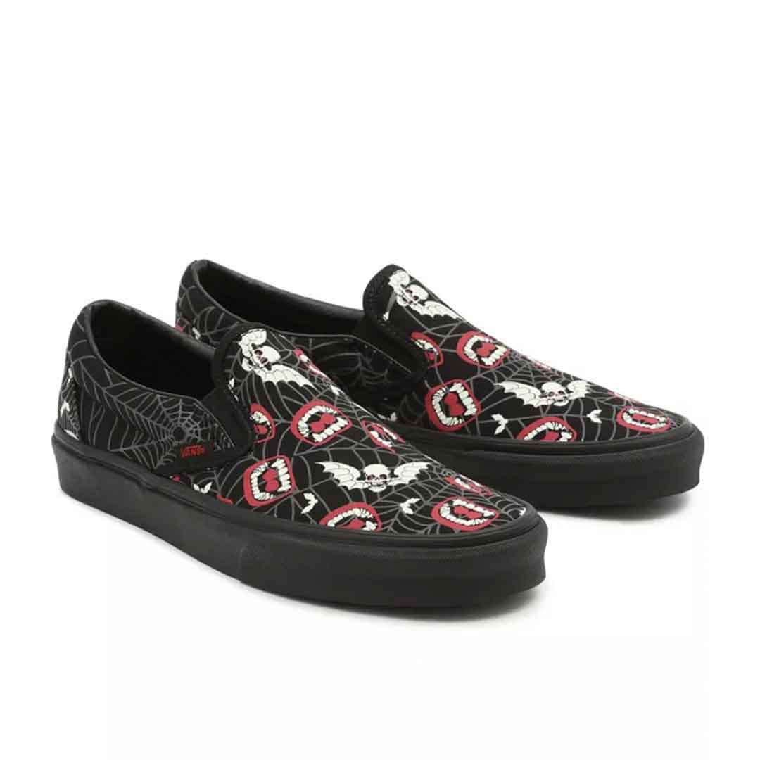 Black slip on vans shoe clearance carnival