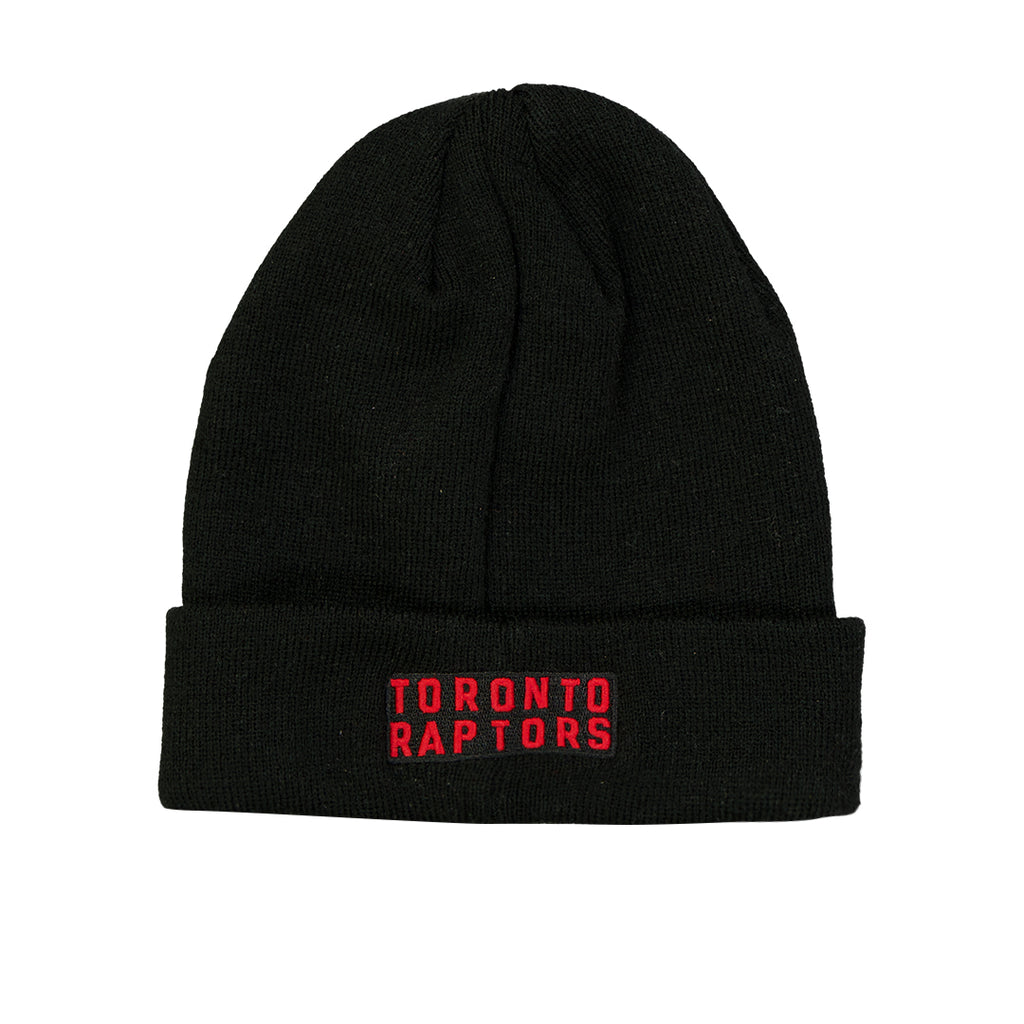 NBA - Tuque en tricot à revers Toronto Raptors pour enfants (jeunes) (HK2BOBCET RAP)