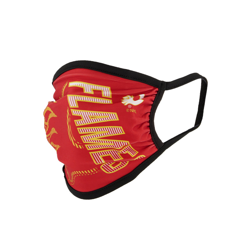 NHL - Lot de 3 masques pour enfants (jeunes) Flames de Calgary (HK5BOFEFK-FLM)